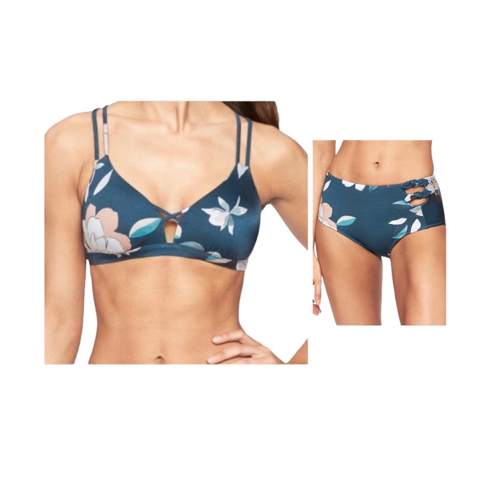 Athleta Aqualuxe Floradora Bikini Set